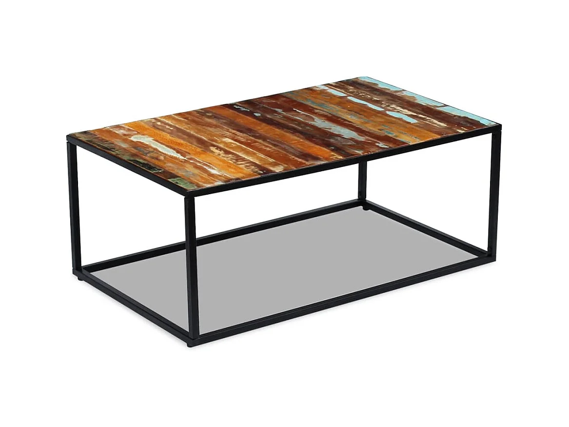 Table basse Bois de récupération massif 100 x 60 x 40 cm
