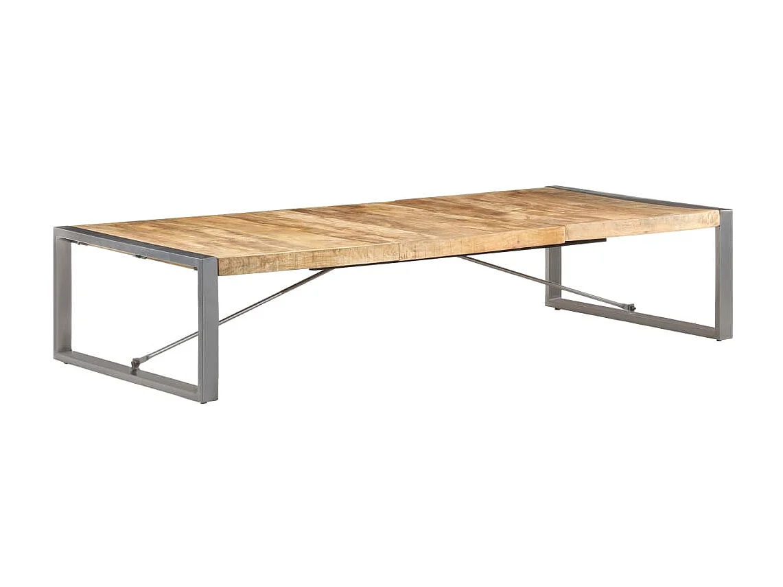 Table basse 180x90x40 cm Bois de manguier brut