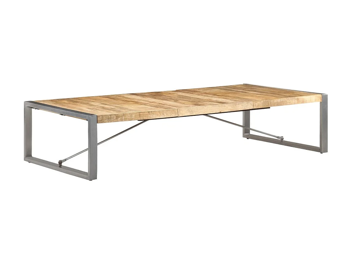 Table basse 180x90x40 cm Bois de manguier brut