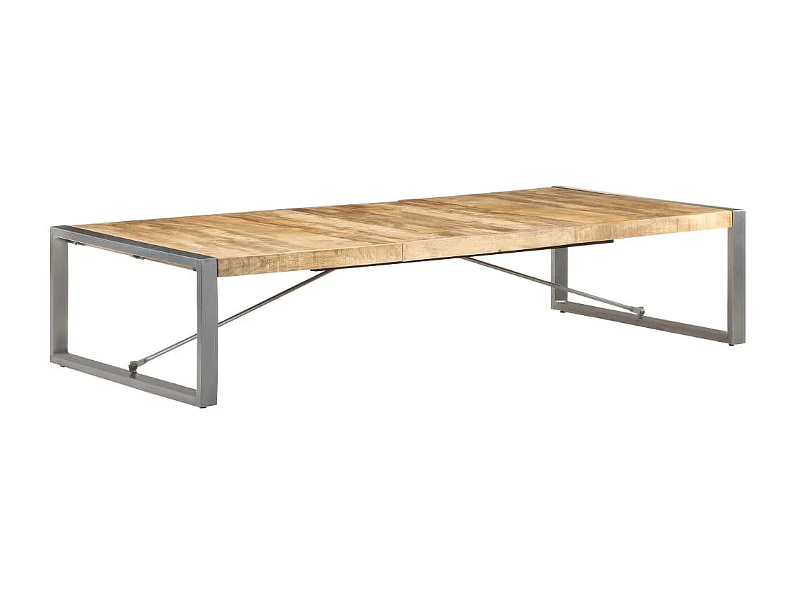 Table basse 180x90x40 cm Bois de manguier brut
