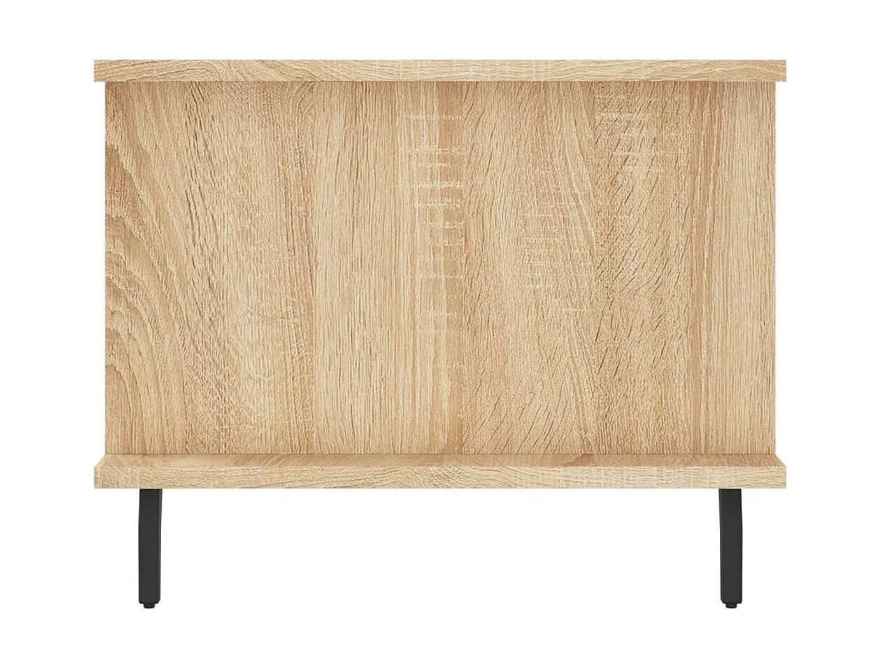 Table basse chêne sonoma 90x50x40 cm bois d'ingénierie