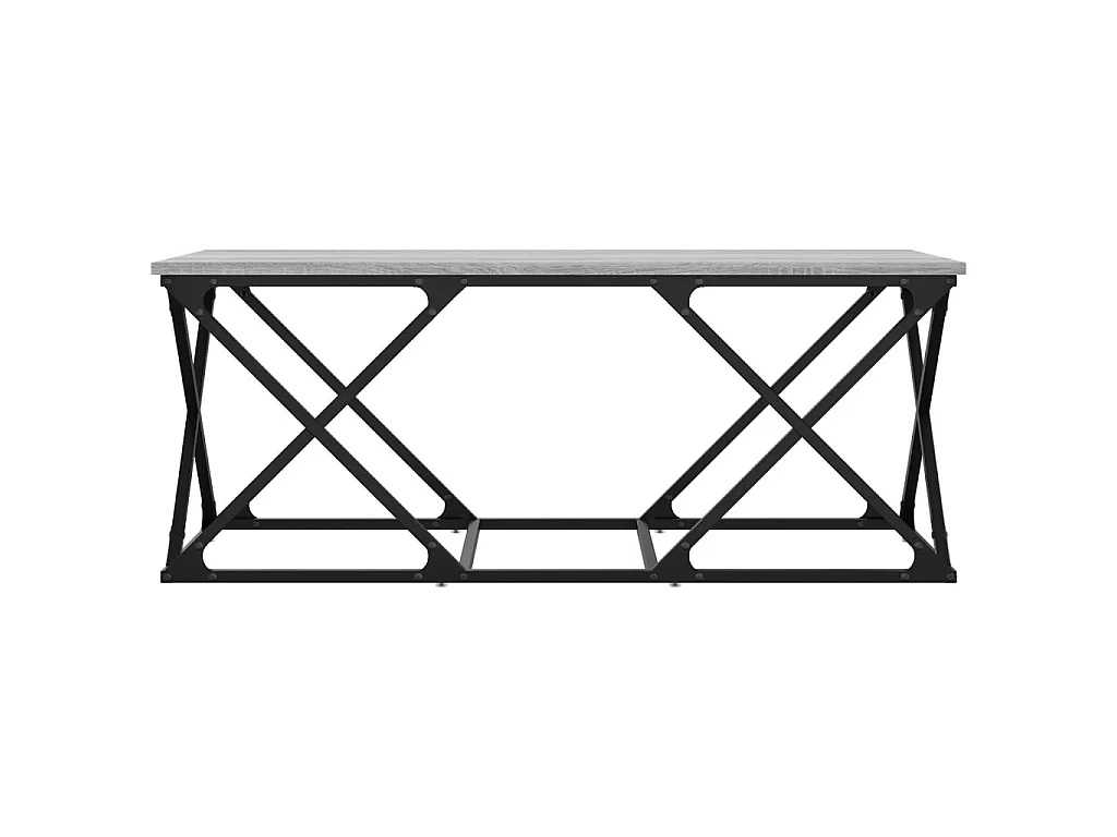 Gold Sonoma grijze salontafel 100x49x40 cm samengesteld hout