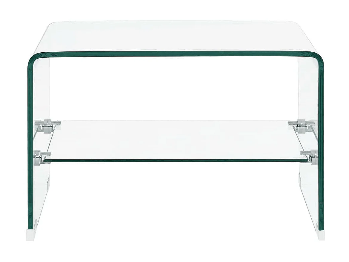 Table basse Clair 50 x 45 x 33 cm Verre trempé