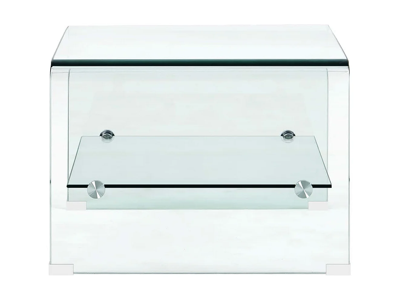 Table basse Clair 50 x 45 x 33 cm Verre trempé