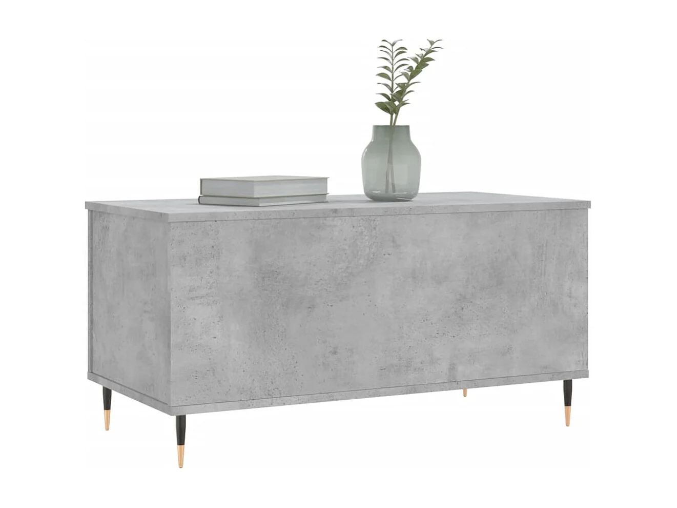 Gold Salontafel Betongrijs 90x44,5x45 cm Bewerkt hout