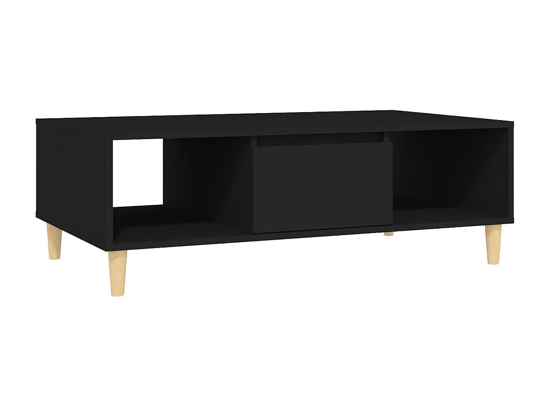 Table basse Noir 103,5x60x35 cm Aggloméré