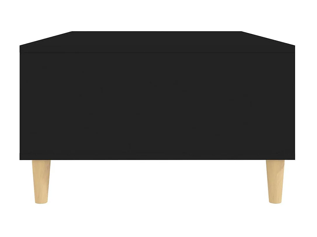 Table basse Noir 103,5x60x35 cm Aggloméré