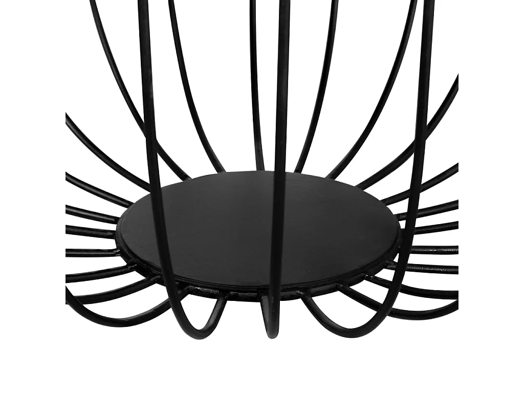 Mesa de centro dorada de madera maciza recuperada