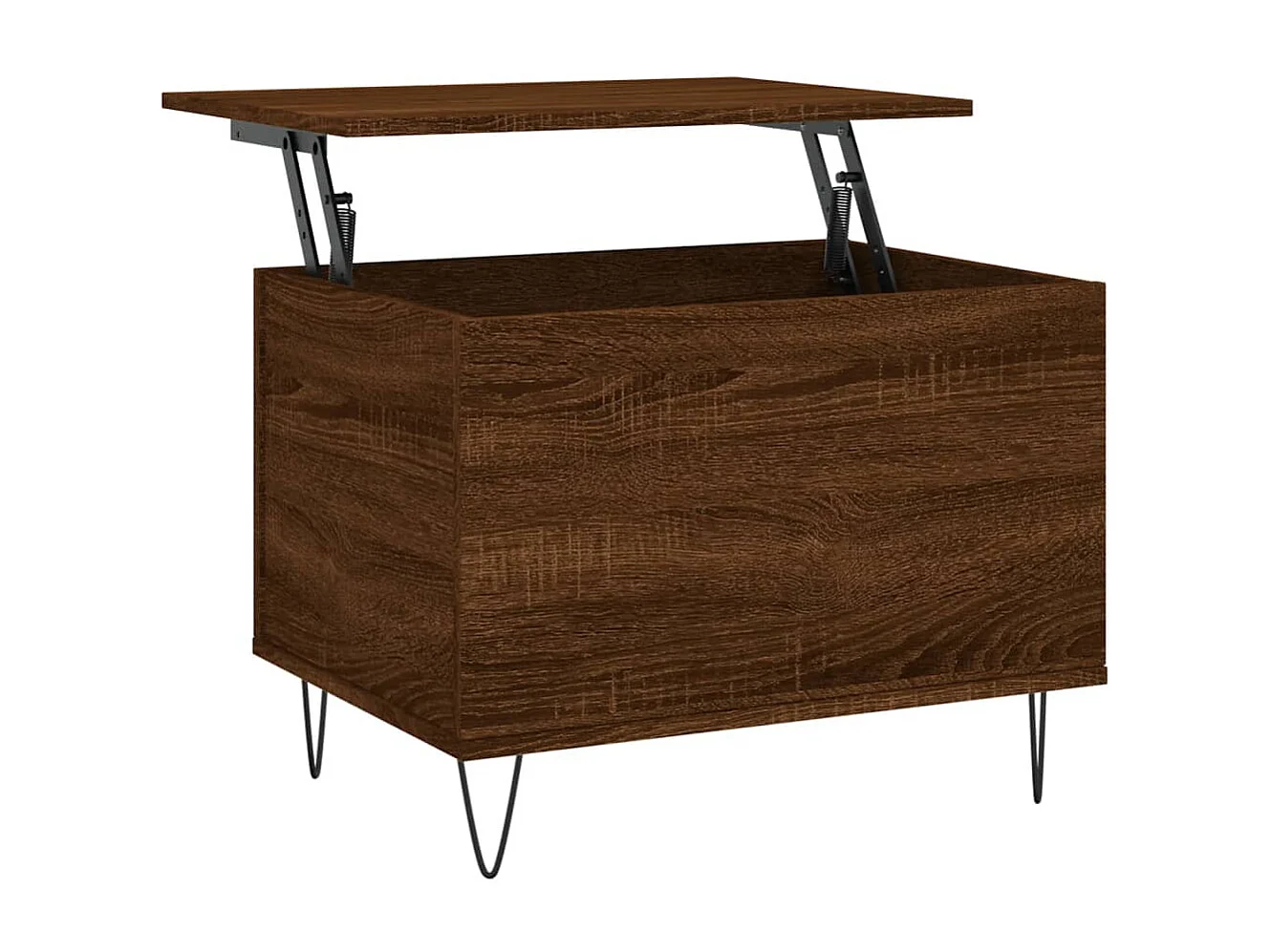 Table basse Chêne marron 60x44,5x45 cm Bois d'ingénierie