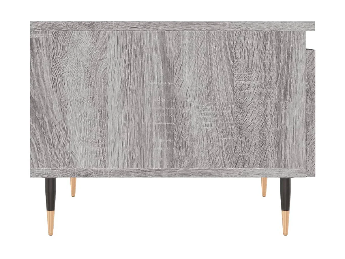 Mesas de centro Gold 2 piezas gris sonoma 50x46x35 cm madera contrachapada