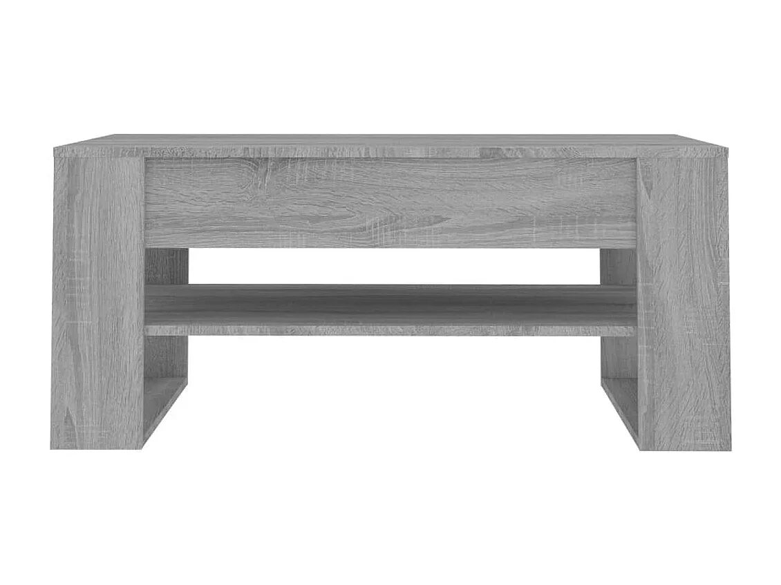 Tavolino grigio Gold Sonoma 102x55x45 cm MDF