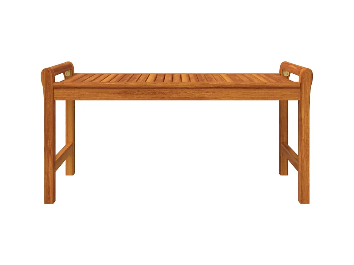Goud Salontafel 100x50x50 cm Massief acaciahout