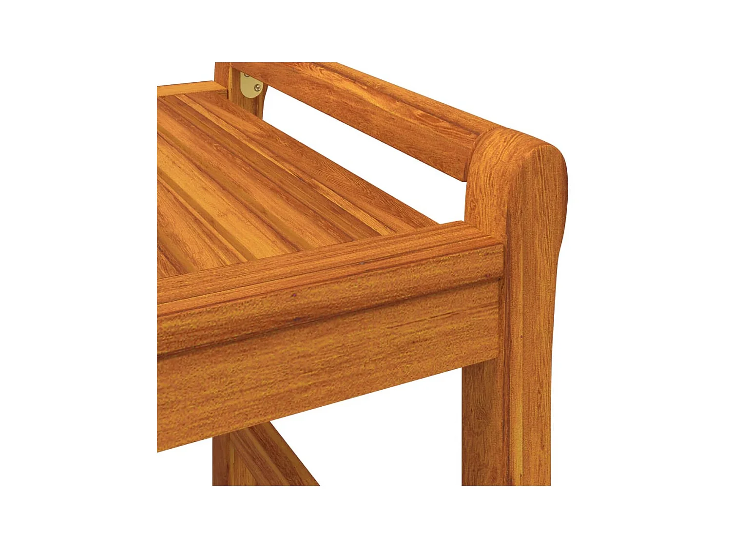 Goud Salontafel 100x50x50 cm Massief acaciahout