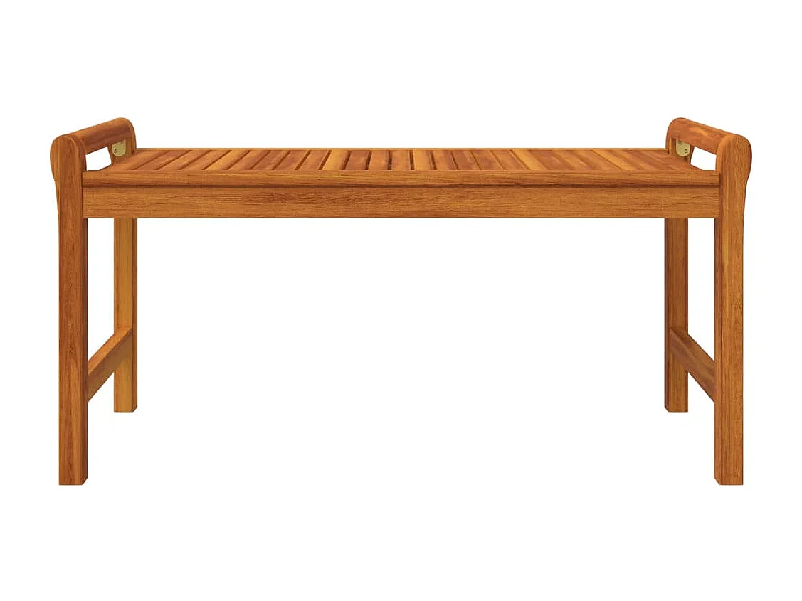 Goud Salontafel 100x50x50 cm Massief acaciahout