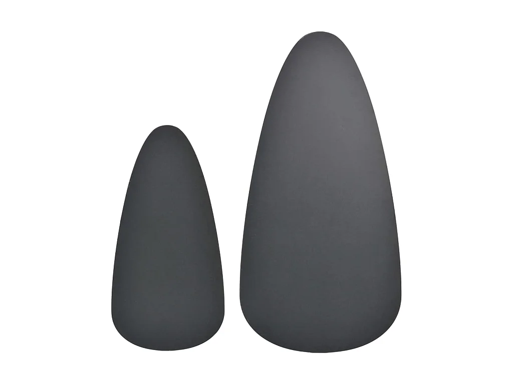 Goldfarbenes 2-teiliges Couchtisch-Set aus massivem Kiefernholz in Schwarz