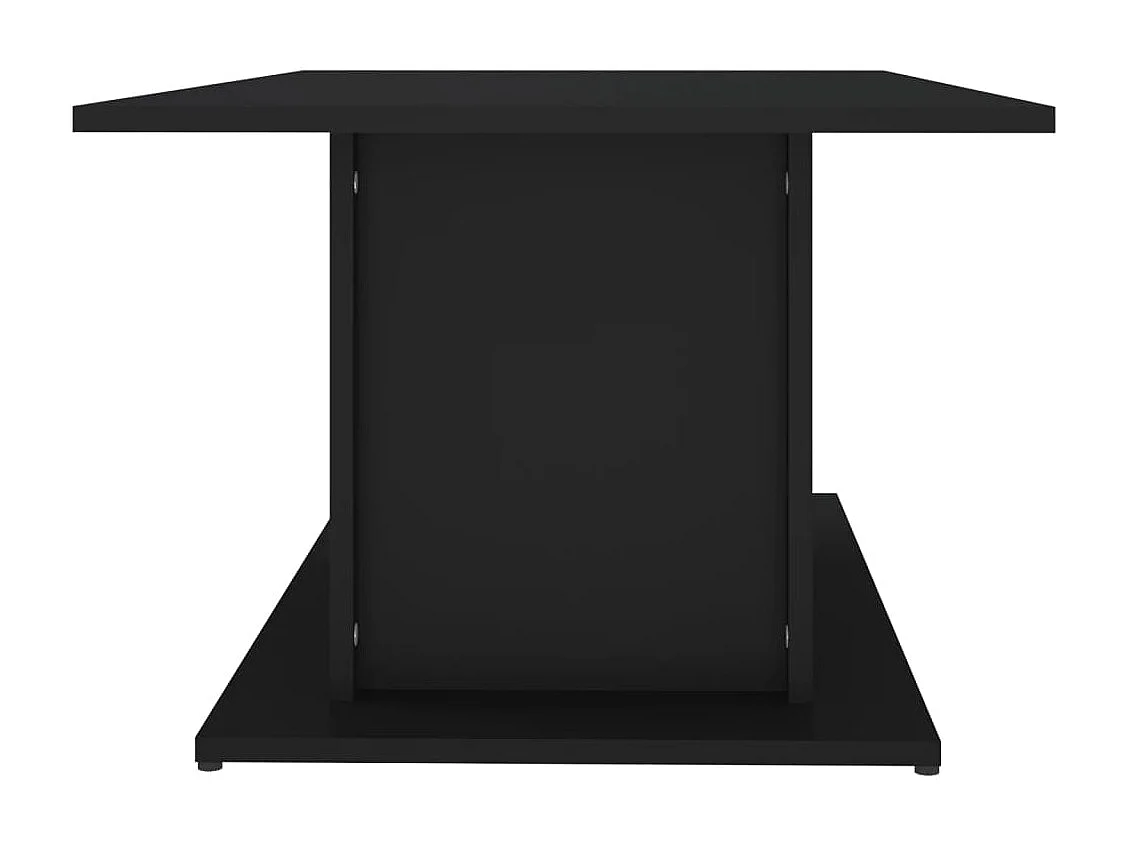 Tavolino Gold Nero 102x55,5x40 cm Truciolato