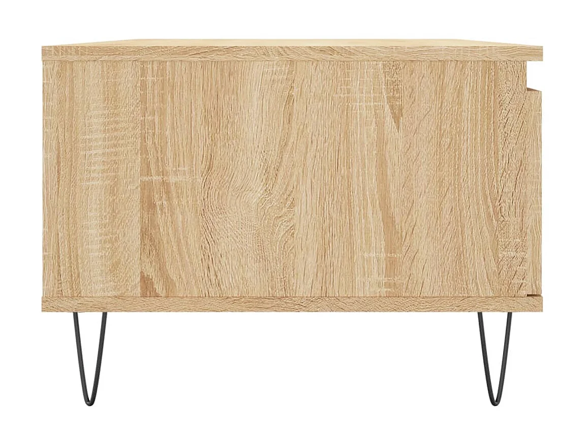 Table basse Chêne sonoma 90x50x36,5 cm Bois d'ingénierie