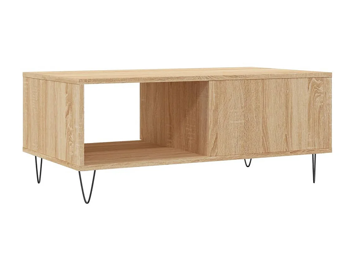 Table basse Chêne sonoma 90x50x36,5 cm Bois d'ingénierie