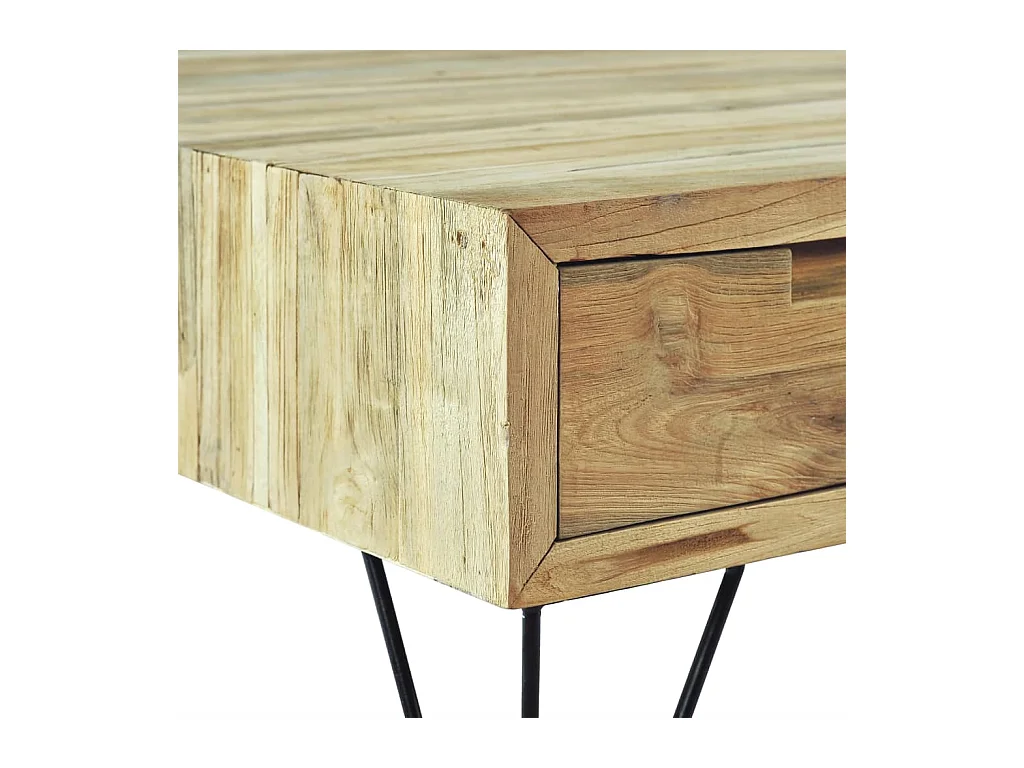 Table basse 80 x 80 x 40 cm Teck massif