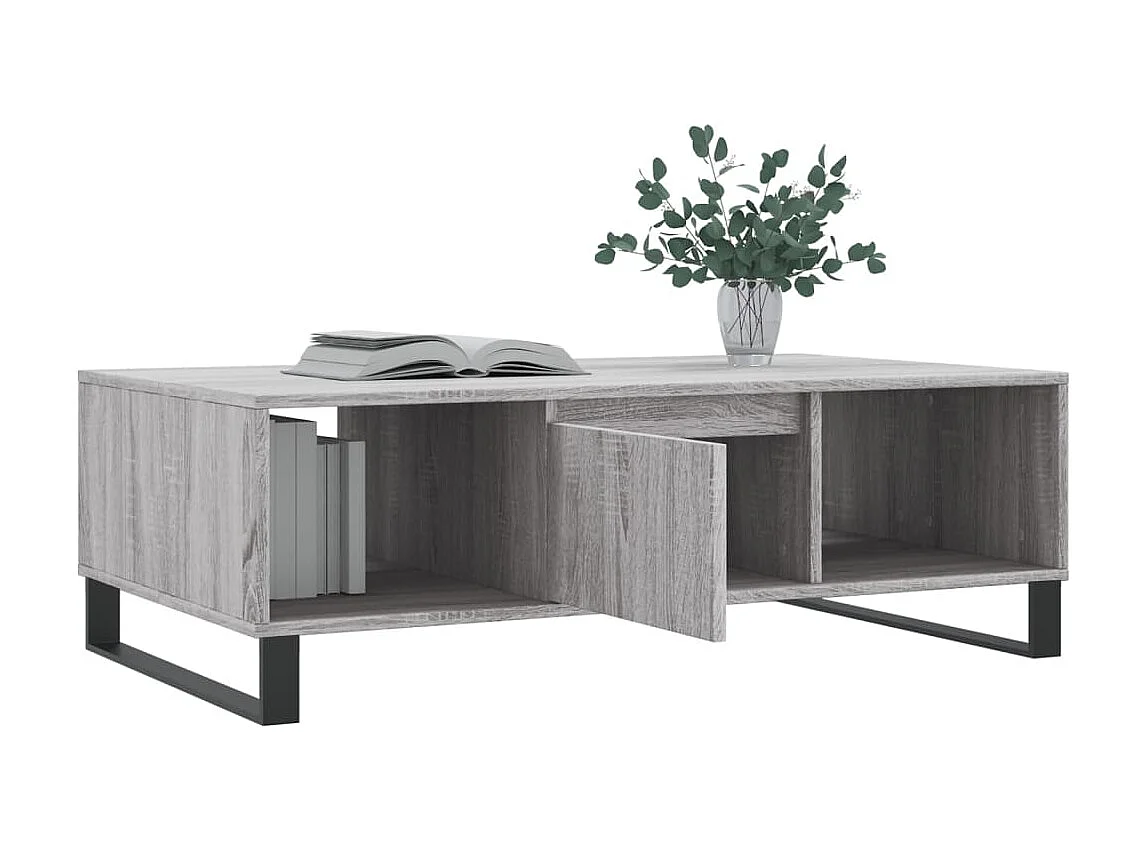 Gold Sonoma grijze salontafel 104x60x35 cm samengesteld hout