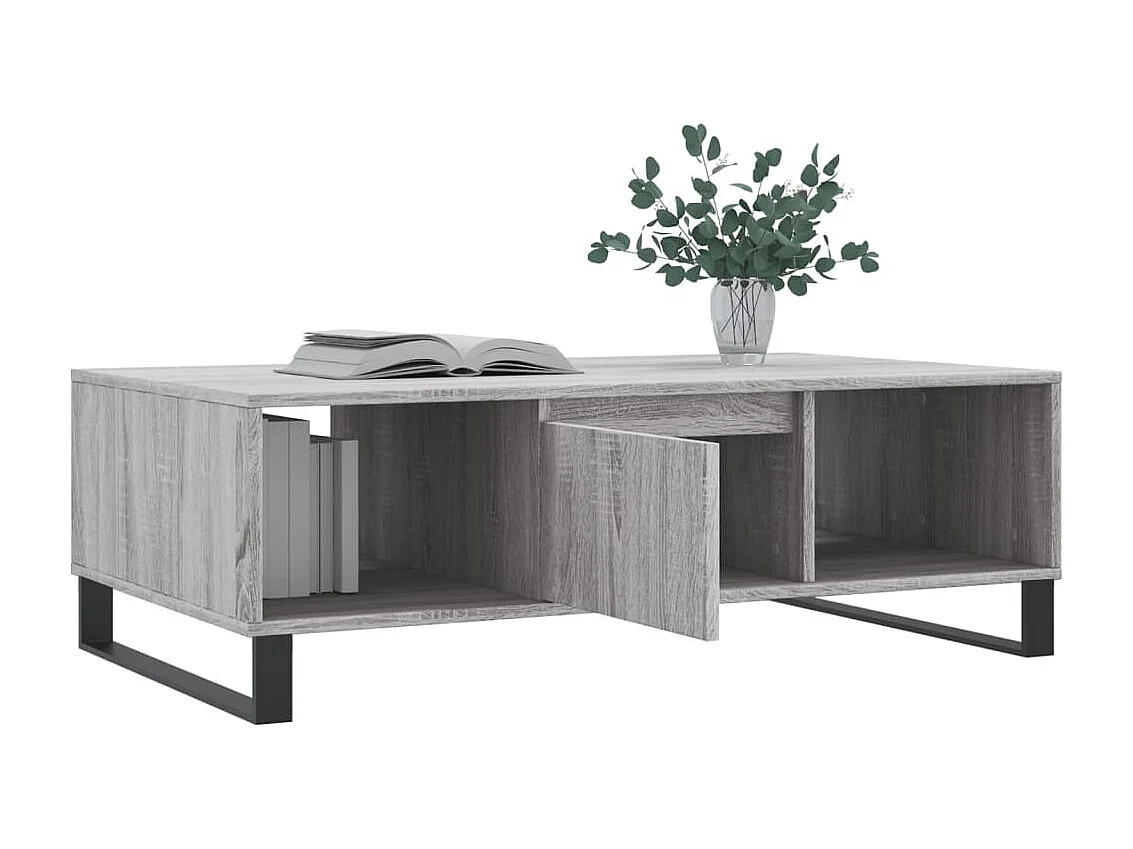 Gold Sonoma grijze salontafel 104x60x35 cm samengesteld hout
