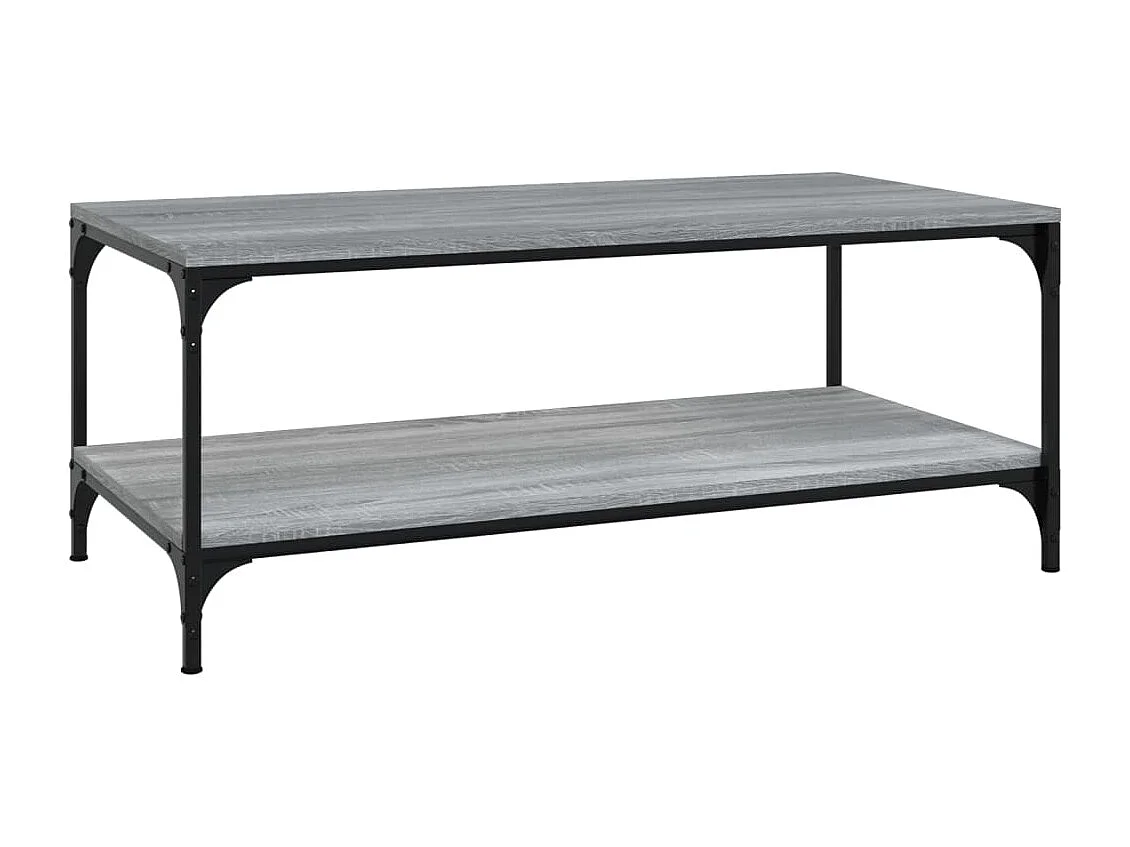 Tavolino grigio Gold Sonoma 100x50x40 cm MDF