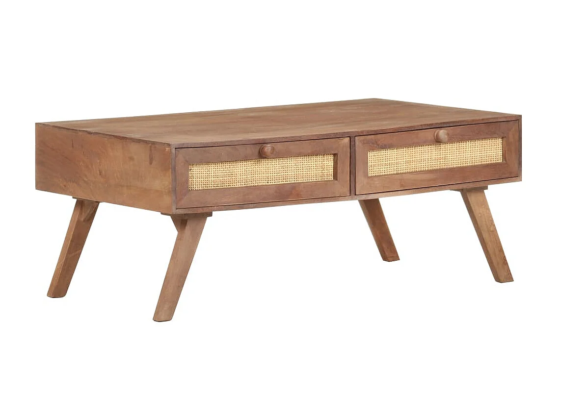 Table basse 100x60x40 cm Bois de manguier massif