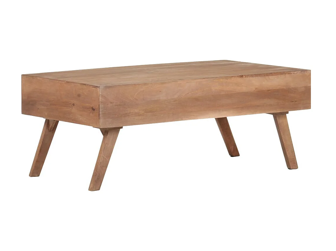 Table basse 100x60x40 cm Bois de manguier massif