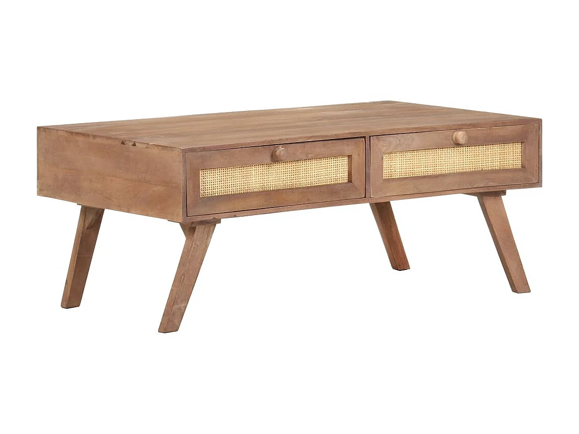 Table basse 100x60x40 cm Bois de manguier massif