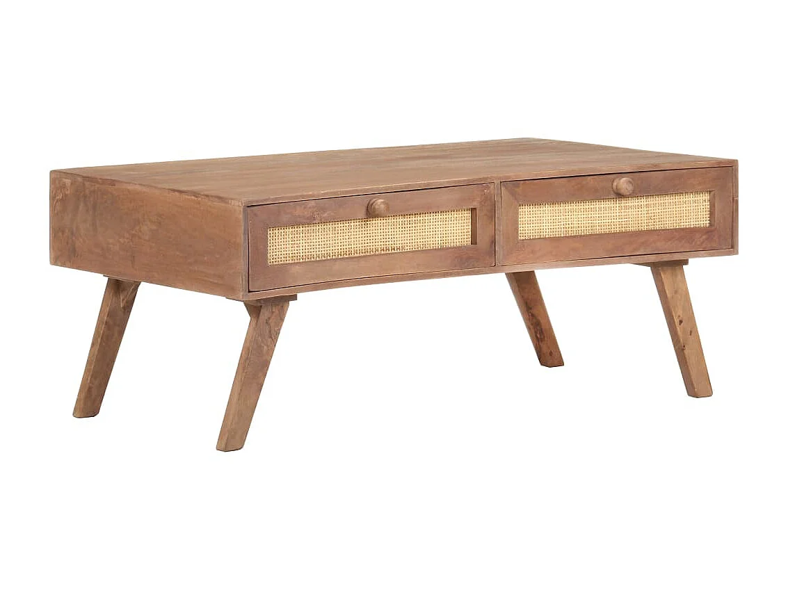 Table basse 100x60x40 cm Bois de manguier massif