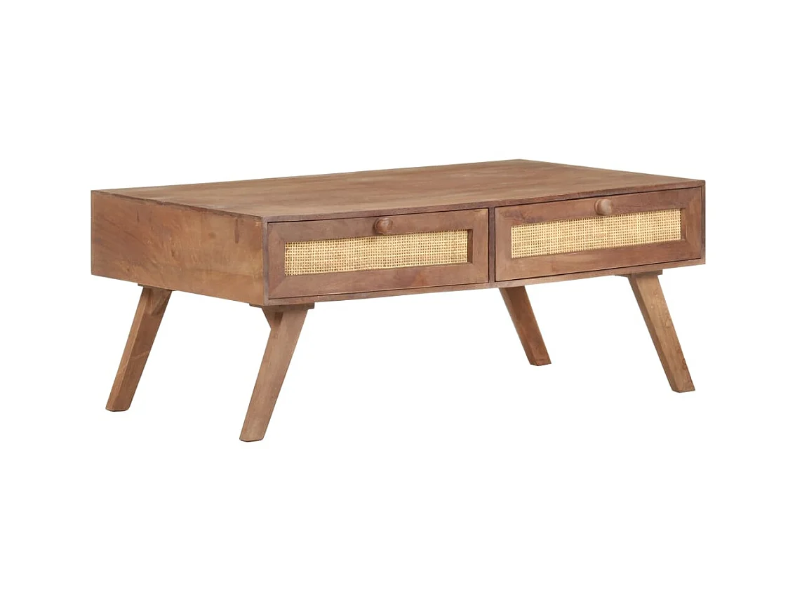 Table basse 100x60x40 cm Bois de manguier massif