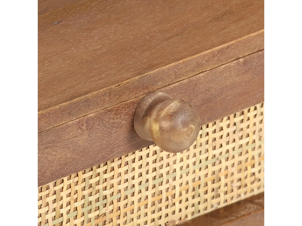 Mesa de centro Gold 100x60x40 cm Madera maciza de mango