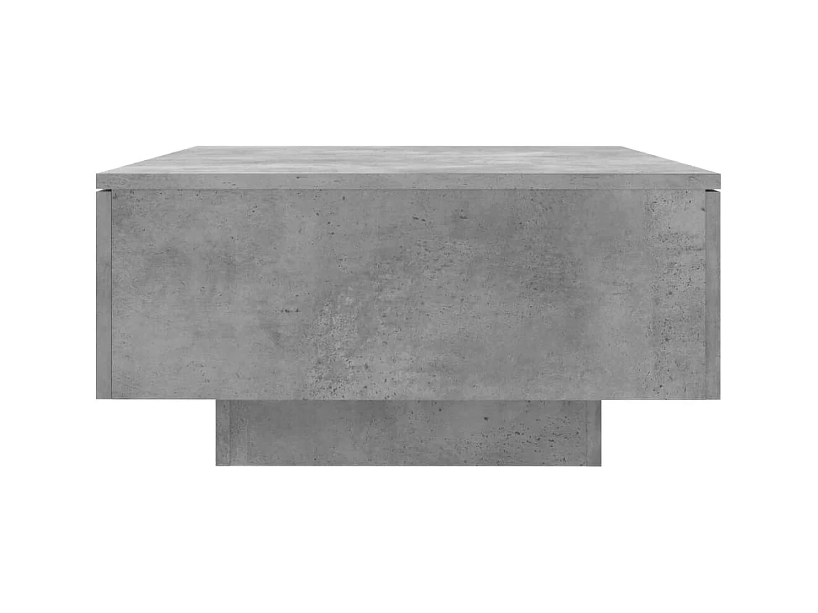 Table basse Gris béton 90x60x31 cm Aggloméré