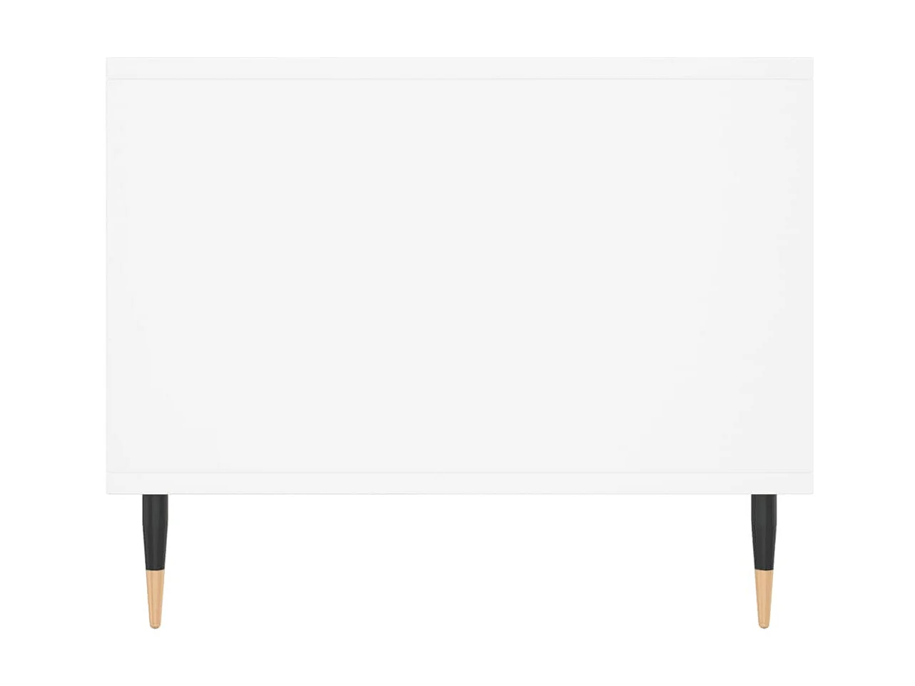 Table basse blanc 90x50x40 cm bois d'ingénierie