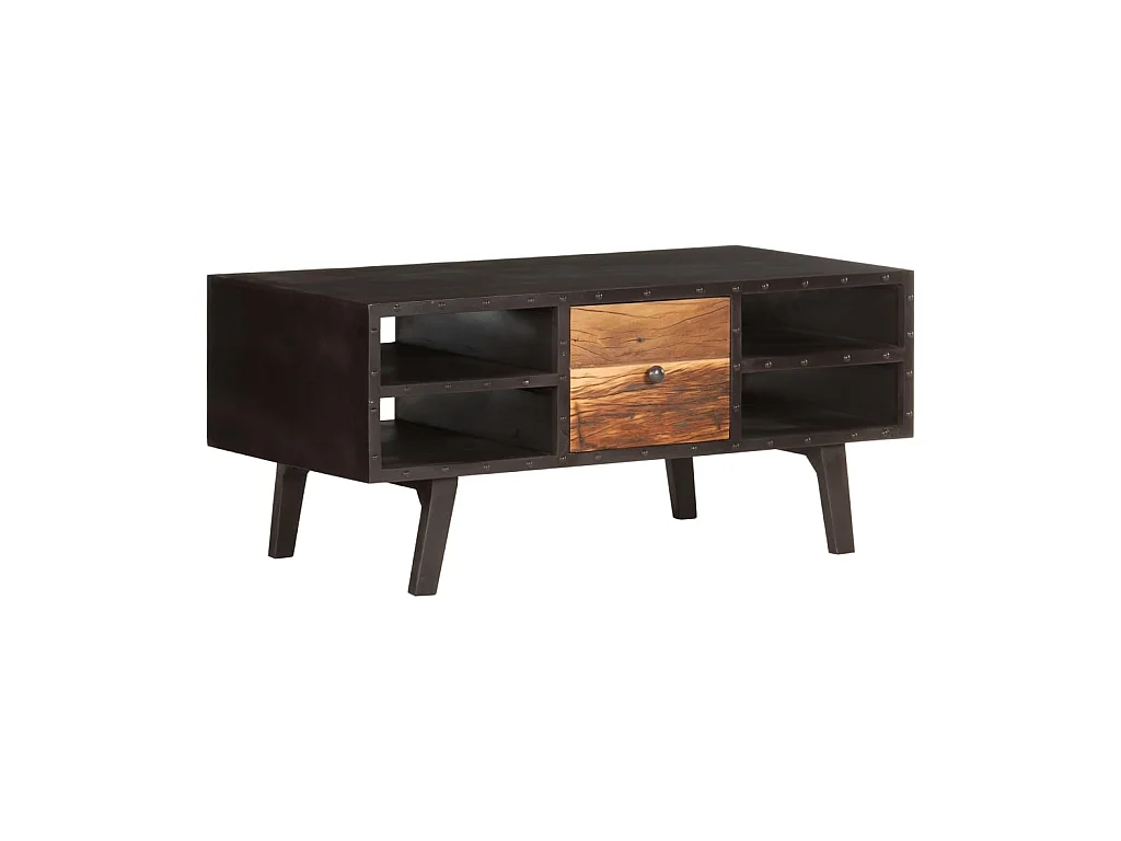 Table basse 100x50x45 cm Bois de récupération massif