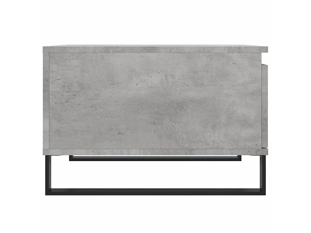 Mesa de centro gris Gold Concrete 55x55x36,5 cm de madera contrachapada