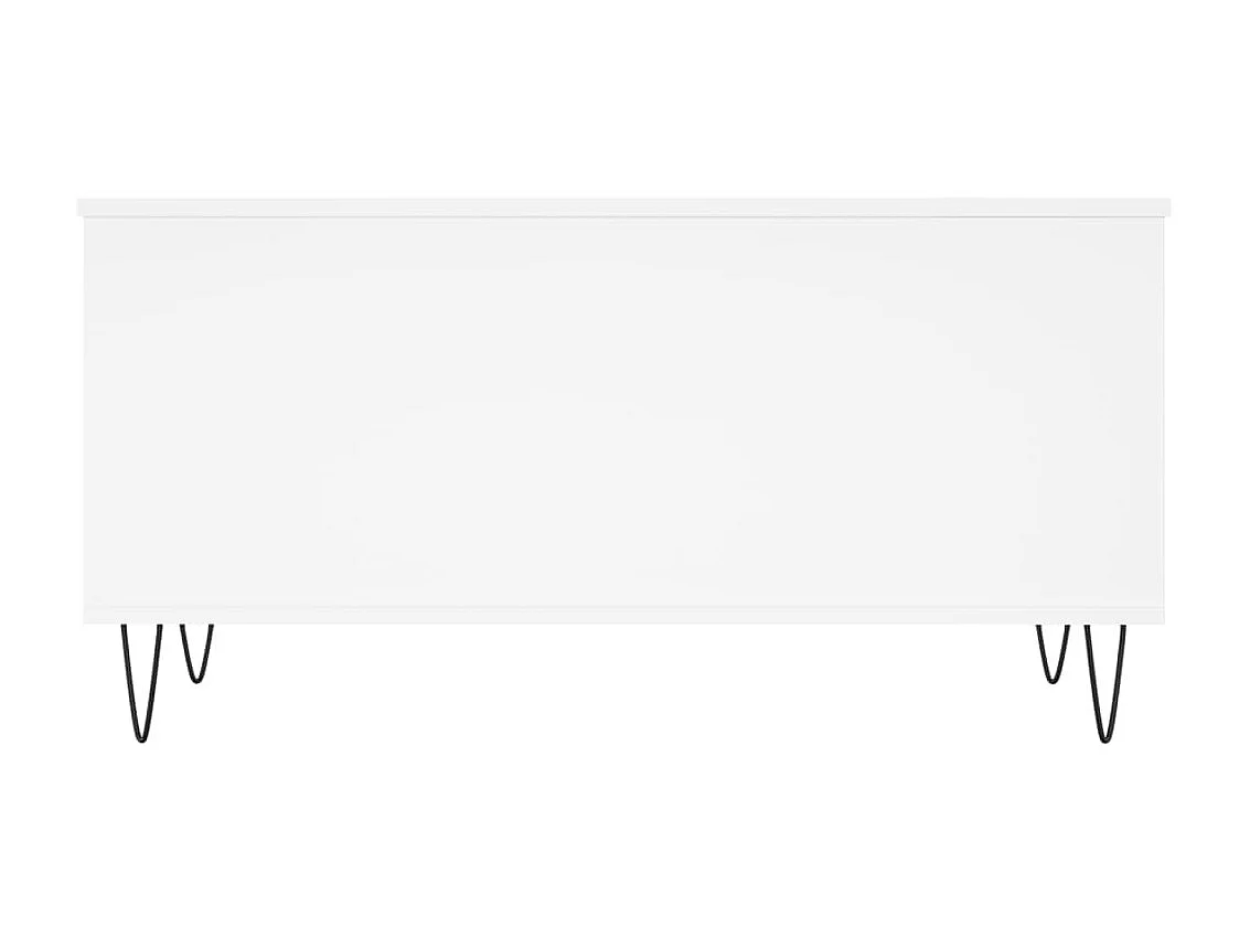 Mesa de centro Gold Blanco 90x44,5x45 cm Madera contrachapada