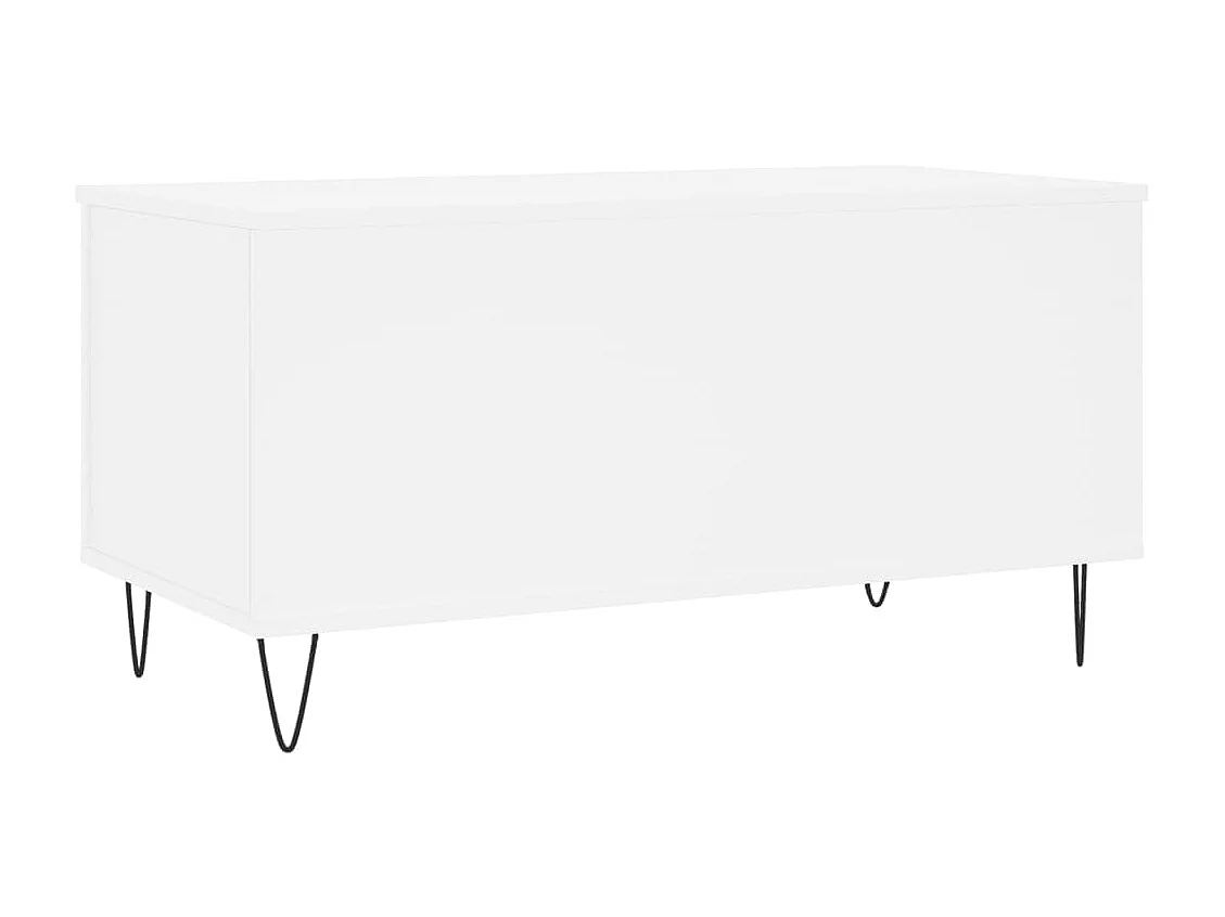 Mesa de centro Gold Blanco 90x44,5x45 cm Madera contrachapada