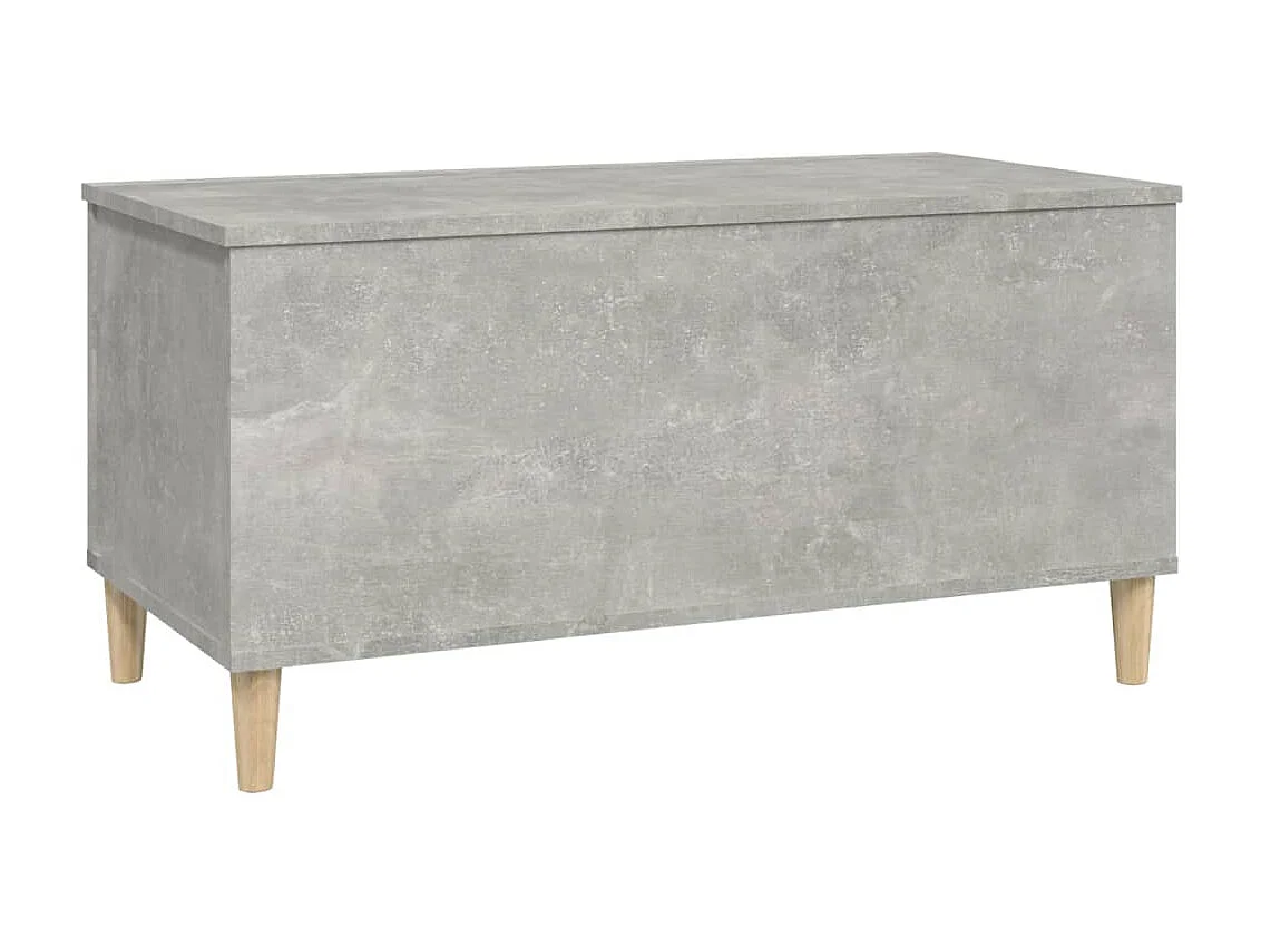 Mesa de centro Gold Gris hormigón 90x44,5x45 cm Madera contrachapada