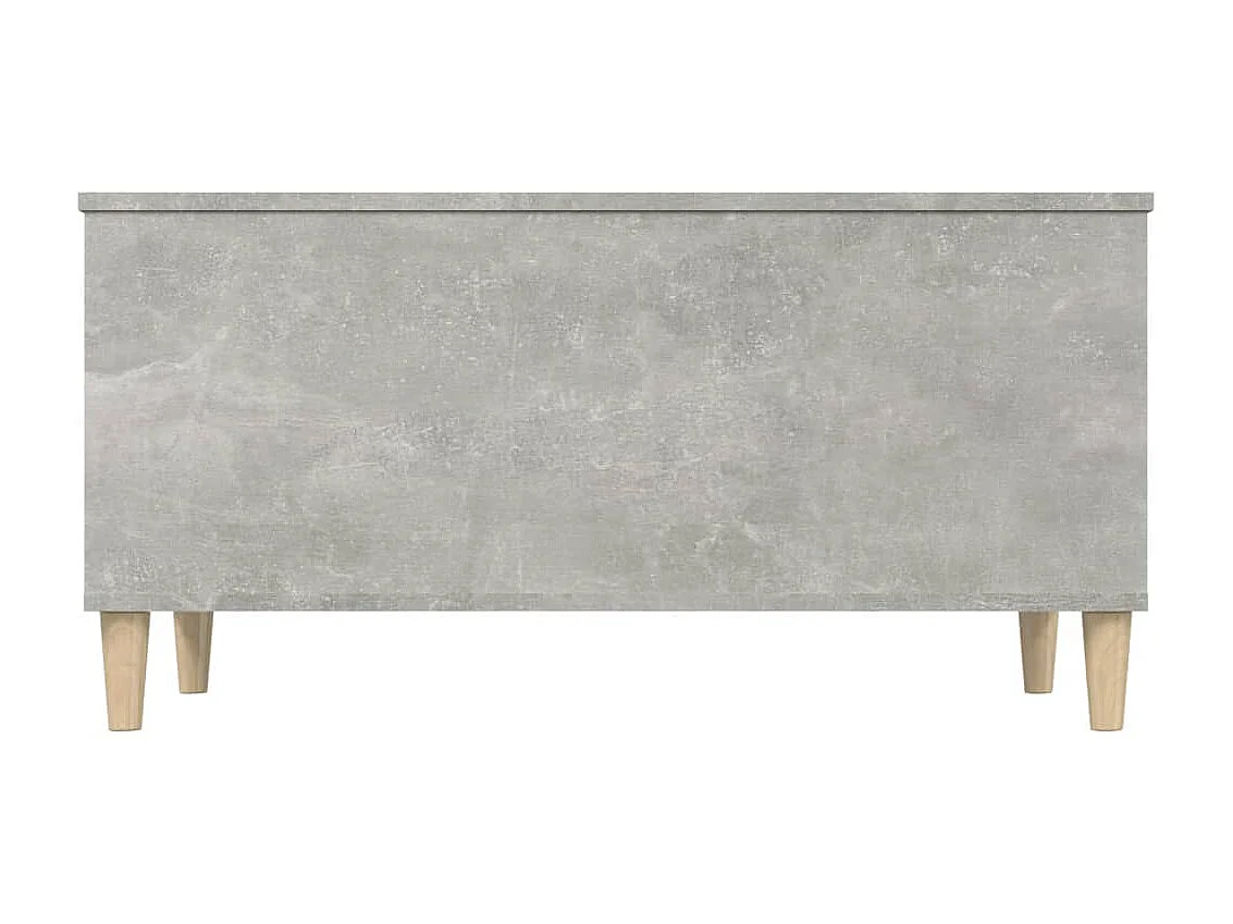 Table basse Gris béton 90x44,5x45 cm Bois d'ingénierie