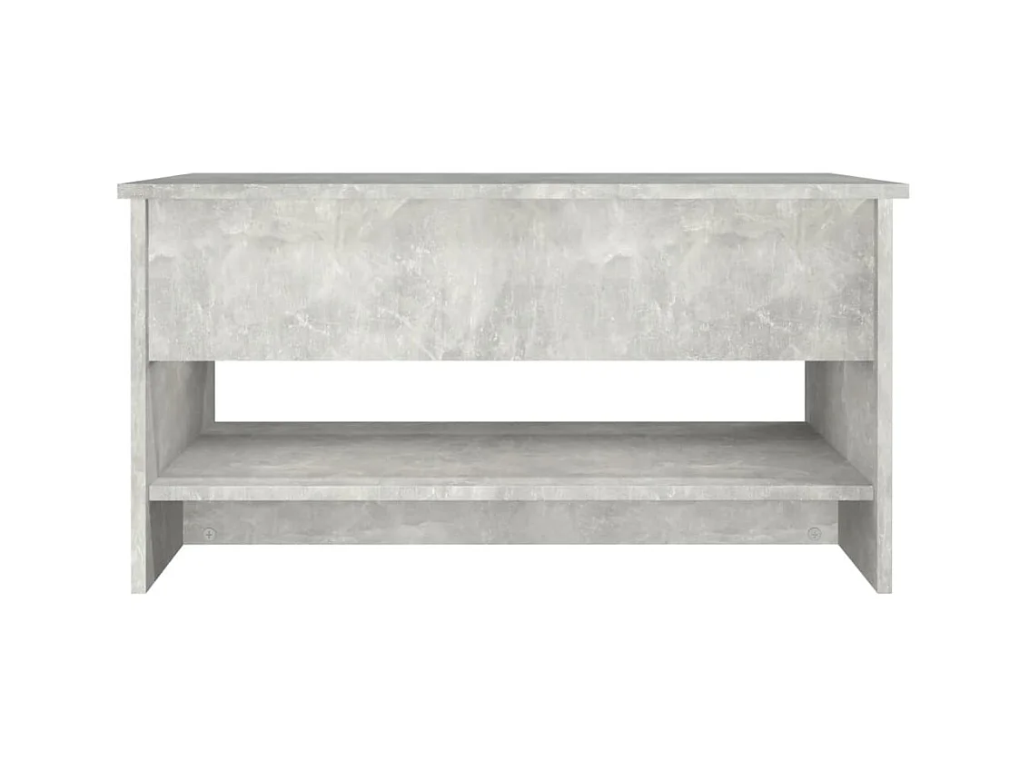 Gold Salontafel Betongrijs 80x50x40 cm Bewerkt hout