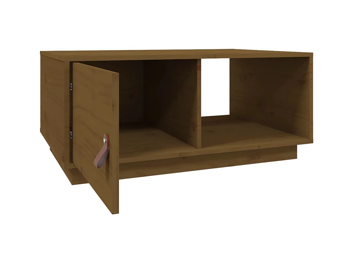 Gold Salontafel Honingbruin 80x50x35,5 cm Massief grenenhout