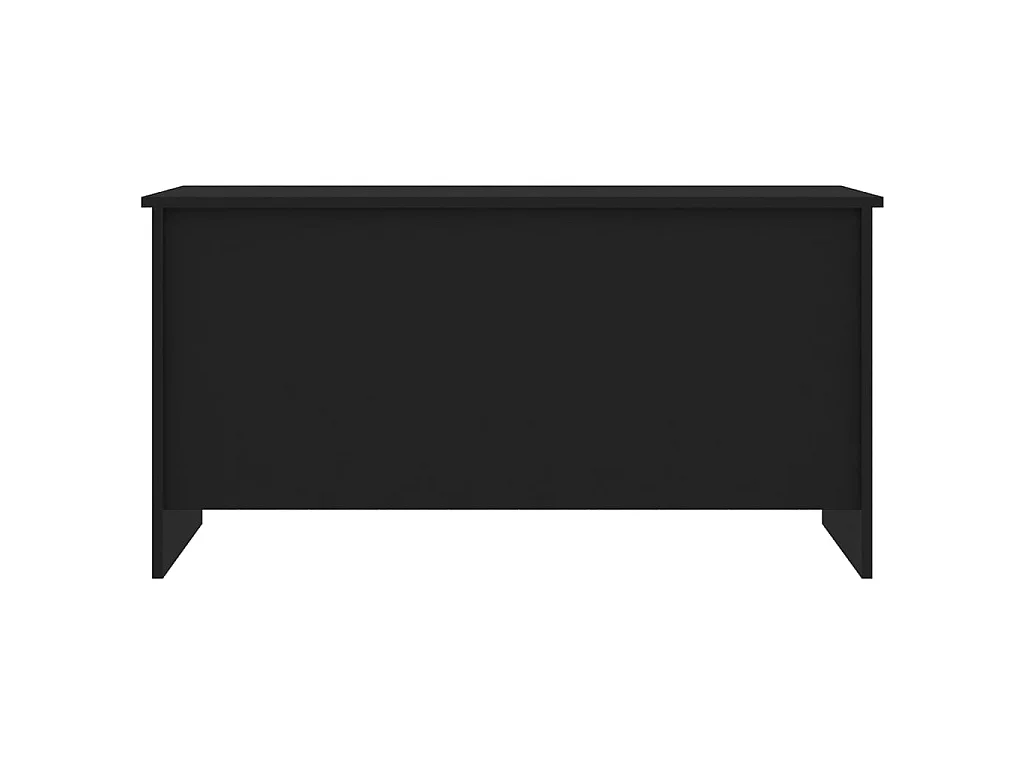 Table basse Noir 102x55,5x52,5 cm Bois d'ingénierie