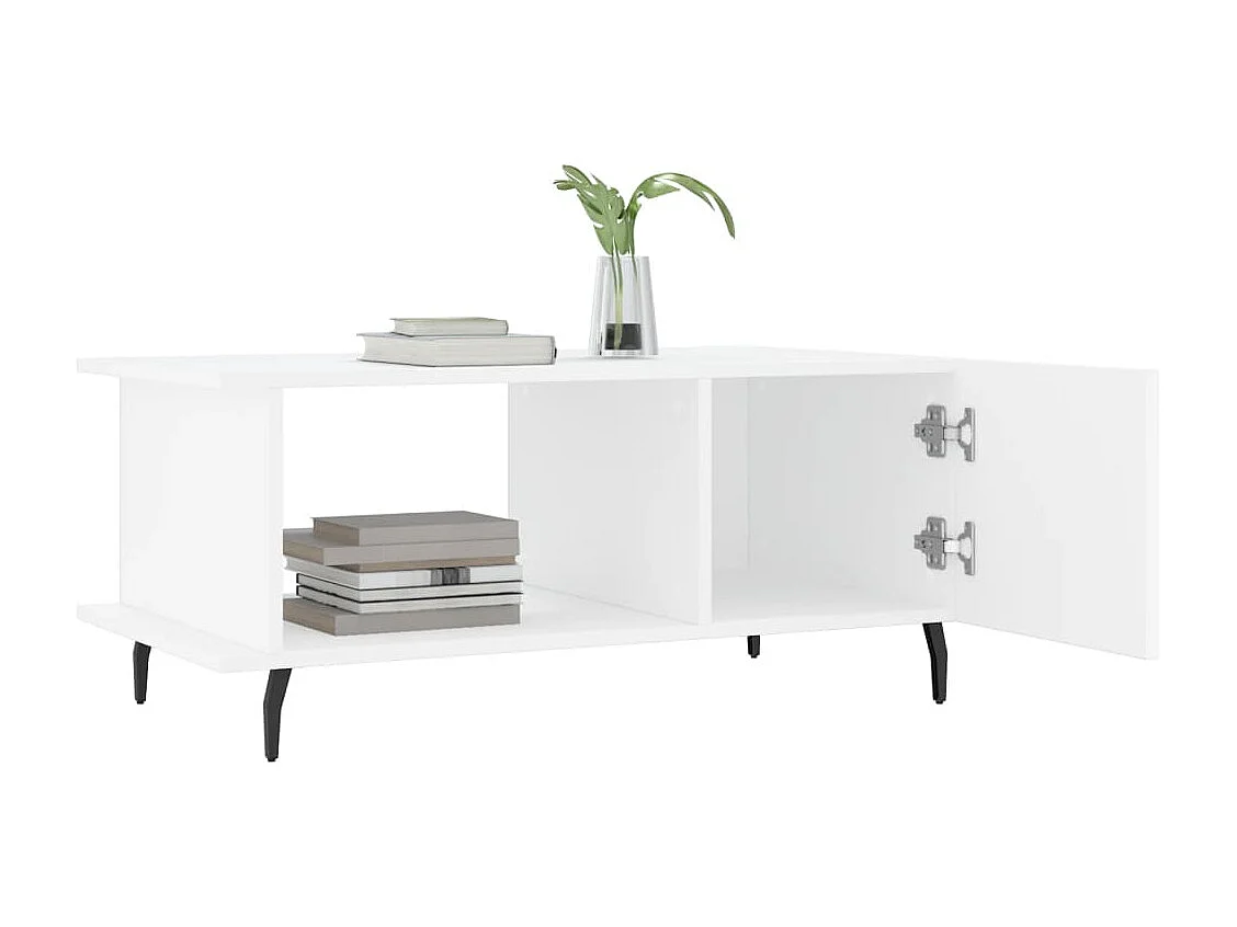 Gold Salontafel wit 90x50x40 cm samengesteld hout