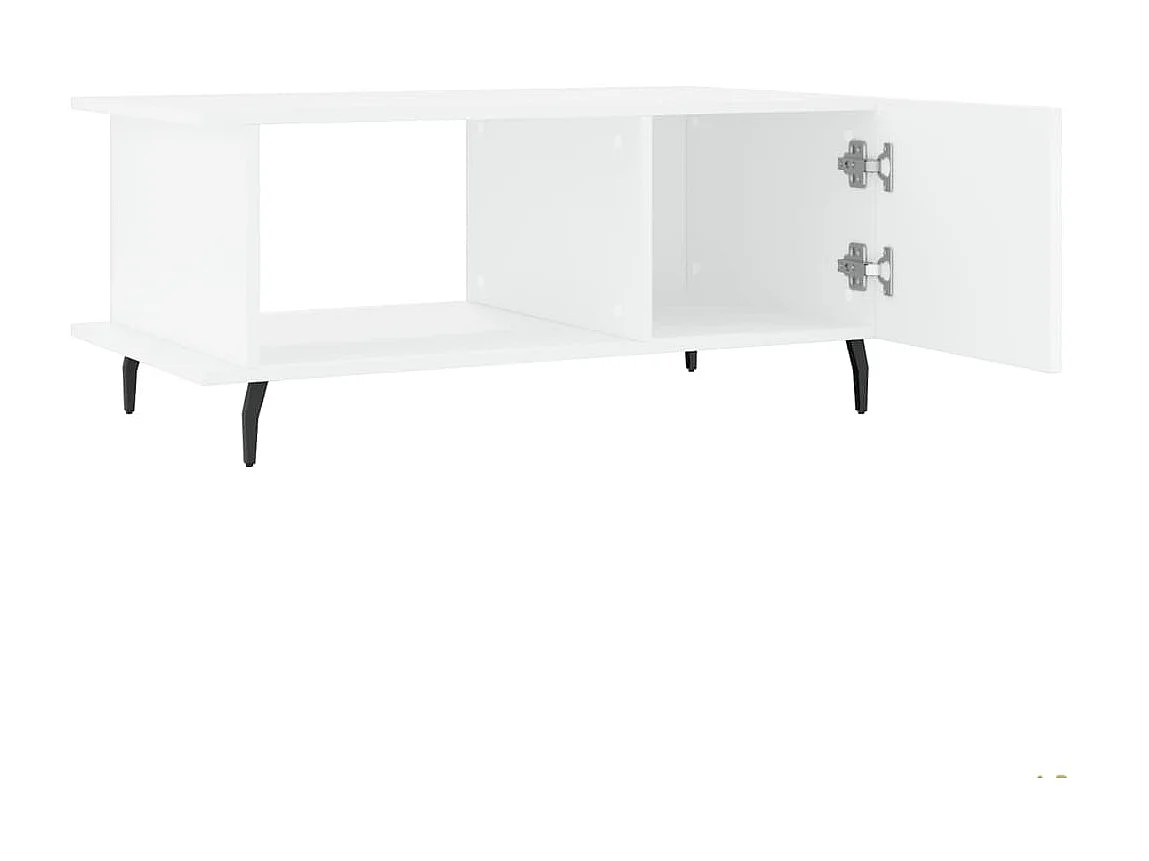 Gold Salontafel wit 90x50x40 cm samengesteld hout