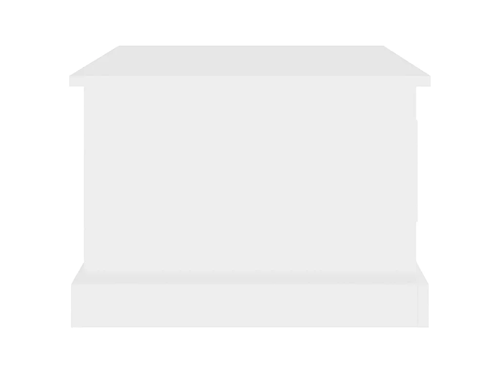 Goudwitte salontafel 50x50x35 cm samengesteld hout