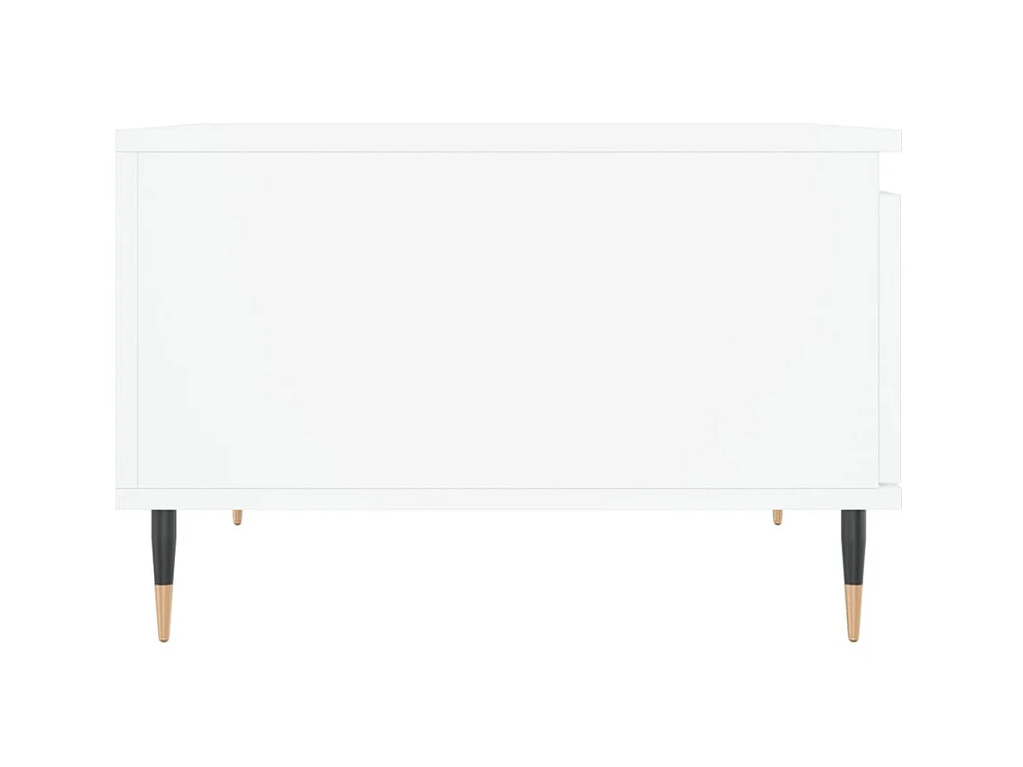 Gold Salontafel wit 55x55x36,5 cm samengesteld hout