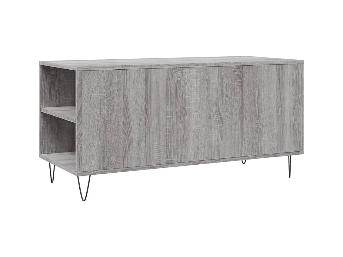 Gold Sonoma grijze salontafel 102x44,5x50 cm samengesteld hout