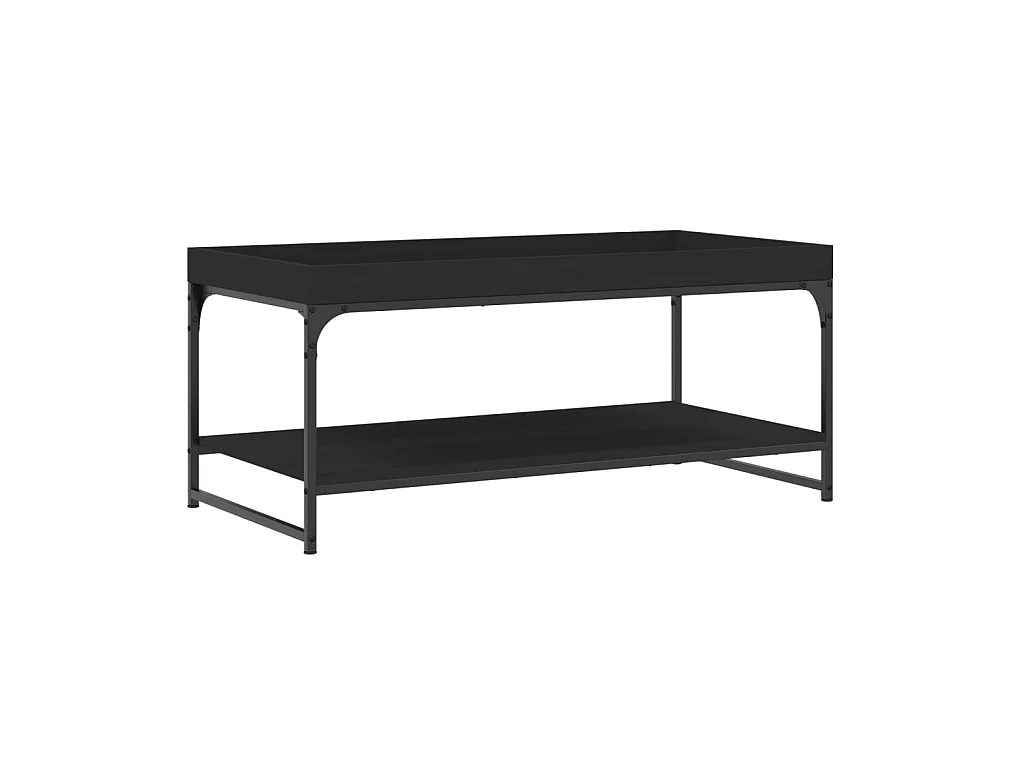 Gold Salontafel zwart 100x49x45 cm samengesteld hout