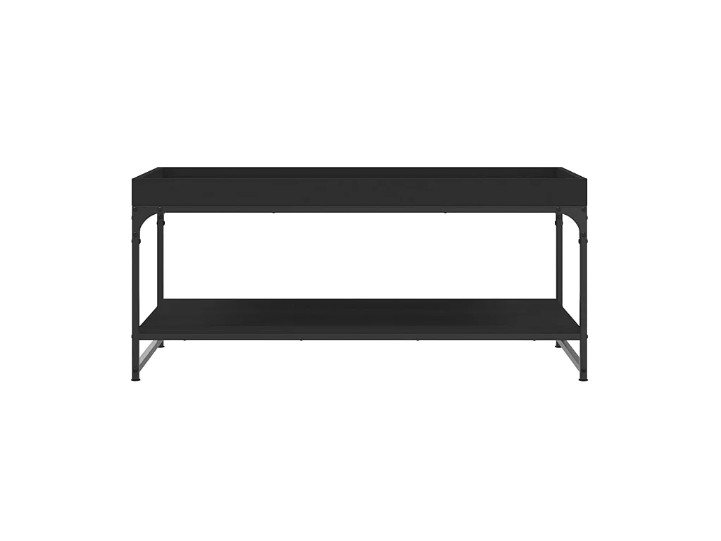 Gold Salontafel zwart 100x49x45 cm samengesteld hout